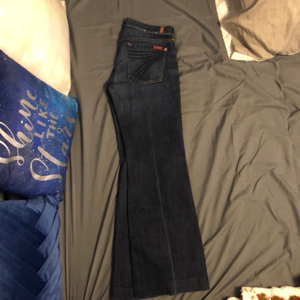 I have one pair of 7 for all man kind dojo jeans.